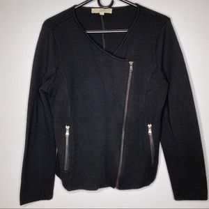 Loft moto jacket wool blend